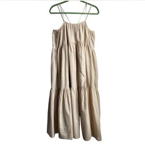 everlane billow tiered dress